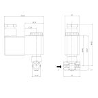 1302-KDEA007-018-G24DC | 1/8" Solenoid Valf N.K. 3/2 Yollu Direkt Çekmeli EPDM 0 - 7 Bar G24V DC 6.5 W