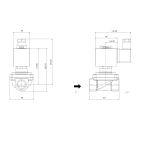 1901-AHED006-150-220AC | 1/2" Solenoid Valve N.O. Assisted Lift Diaphragm Controlled EPDM 0 - 6 Bar 220V AC 19 VA