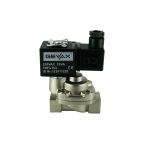 1901C-KBPD100-120-G220AC | 1/2" Solenoid Valve N.C. Nickel Plated Brass Piston Pilot Operated PTFE 0.5 - 100 Bar G220V AC 19 VA
