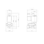 1901-KBEB016-080-24AC | 1/4" Solenoid Valve N.C. Pilot Operated EPDM 0.5 - 16 Bar 24V AC 13 VA