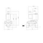 1901-KBEE016-190-24AC | 3/4" Solenoid Valf N.K. Pilot Kumandalı EPDM 0.5 - 16 Bar 24V AC 13 VA