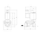 1901-KBND016-120-24AC | 1/2" Solenoid Valve N.C. Pilot Operated NBR 0.5 - 16 Bar 24V AC 13 VA