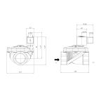 1901-KBNH010-400-G220AC | 1 1/2" Solenoid Valf N.K. Pilot Kumandalı NBR 0.5 - 10 Bar G220V AC 19 VA
