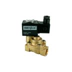 1901-KBPD100-120-G24AC | 1/2" Solenoid Valf N.K. Pilot Kumandalı Pirinç Pistonlu PTFE 0.5 - 100 Bar G24V AC 19 VA