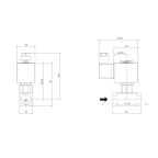 1401-ADND040-060-24DC | 1/2" Solenoid Valf N.A Direkt Çekmeli Servo NBR 0 - 40 Bar 24V DC 17 W