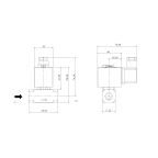 1901-KDNB005-060-G220AC | 1/4" Solenoid Valf N.K. Direkt Çekmeli NBR 0 - 5 Bar G220V AC 19 VA