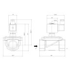 1901-KHNG008-320-24DC | 1 1/4" Solenoid Valve N.C. Assisted Lift Diaphragm Controlled NBR 0 - 8 Bar 24V DC 17 W