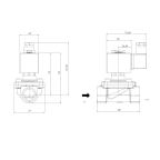 1971-KHVE008-200-24DC | 3/4" Solenoid Valf N.K. Askı Diyafram Tipi ( HUNG ) Paslanmaz Kovanlı FKM 0 - 8 Bar 24V DC 17 W