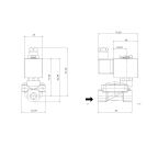 2801-KBVB016-080-220AC | 1/4" Solenoid Valve N.C. For Fuel Oil Pilot Operated FKM 0.5 - 16 Bar 220V AC 19 VA
