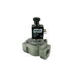 3901-ADNE0P5-190-12DC | 3/4" Solenoid Valf N.A Alüminyum Direkt Çekmeli Elle Kurmalı Doğalgaz Valfi NBR 0 - 500 mBar 12V DC 10 W