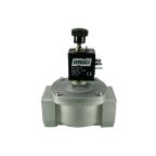 3901-ADNG0P5-320-220AC | 1 1/4" Solenoid Valf N.A Alüminyum Direkt Çekmeli Elle Kurmalı Doğalgaz Valfi NBR 0 - 500 mBar 220V AC 13 VA