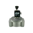 3901-ADNG0P5-320-24DC | 1 1/4" Solenoid Valve N.O. Aluminum Manual Reset N.Gas Direct Acting NBR 0 - 500 mBar 24V DC 10 W