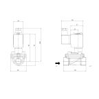 4801-KBPD006-120-110AC | 1/2" Solenoid Valf N.K. Pilot Kumandalı Buhar PTFE 0.5 - 6 Bar 110V AC 13 VA