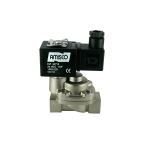 4911C-ABPD010-120-24DC | 1/2" Solenoid Valf N.A Nikel Kaplamalı Pilot Kumandalı Pistonlu Buhar  PTFE 0.5 - 10 Bar 24V DC 17 W