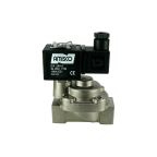 4911C-ABPE010-190-24DC | 3/4" Solenoid Valf N.A Nikel Kaplamalı Pilot Kumandalı Pistonlu Buhar  PTFE 0.5 - 10 Bar 24V DC 17 W