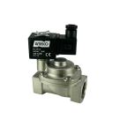 4911C-ABPF010-250-230AC | 1" Solenoid Valve N.O. Nickel Plated Piston Steam Pilot Operated PTFE 0.5 - 10 Bar 230V AC 19 VA