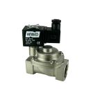 4911C-ABPF010-250-24DC | 1" Solenoid Valf N.A Nikel Kaplamalı Pilot Kumandalı Pistonlu Buhar  PTFE 0.5 - 10 Bar 24V DC 17 W