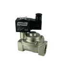 4911C-KBPF010-250-110AC | 1" Solenoid Valve N.C. Nickel Plated Piston Steam Pilot Operated PTFE 0.5 - 10 Bar 110V AC 19 VA