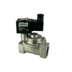 4911C-KBPF010-250-220AC | 1" Solenoid Valf N.K. Nikel Kaplamalı Pilot Kumandalı Pistonlu Buhar  PTFE 0.5 - 10 Bar 220V AC 19 VA