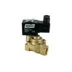 4911-KBPD010-120-220AC | 1/2" Solenoid Valf N.K. Pilot Kumandalı Pistonlu Buhar  PTFE 0.5 - 10 Bar 220V AC 19 VA