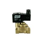 4911-KBPD010-120-24AC | 1/2" Solenoid Valf N.K. Pilot Kumandalı Pistonlu Buhar  PTFE 0.5 - 10 Bar 24V AC 19 VA