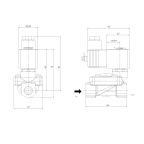 5801-KBNB010-080-24DC | 1/4" Solenoid Valf N.K. Pilot Kumandalı Ex-Proof Eko Seri NBR 0.5 - 10 Bar 24V DC 3 W