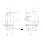 5801-KBND010-120-24DC | 1/2" Solenoid Valve N.C. Ex-Proof Economical Serie Pilot Operated NBR 0.5 - 10 Bar 24V DC 3 W