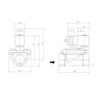 5801-KBVF010-250-24DC | 1" Solenoid Valve N.C. Ex-Proof Economical Serie Pilot Operated FKM 0.5 - 10 Bar 24V DC 3 W