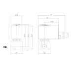 5881-KDVB016-020-G24DC | 1/4" Solenoid Valf N.K. Paslanmaz Direkt Çekmeli Ex-Proof FKM 0 - 16 Bar G24V DC 11 W
