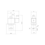 6521-AD00001-080-G24DC | Solenoid Valve N.O. Aluminum Pinch w/o Spring NBR 0 - 1 Bar G24V DC 17 W
