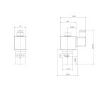 6611-KD00001-080-24DC | Solenoid Valve N.C. Aluminum Pinch NBR 0 - 1 Bar 24V DC 17 W