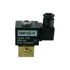 6642-ADNB015-016-G24DC | 1/4" Solenoid Valf N.A 3/2 Yollu Direkt Çekmeli Tepeden Girişli Manuel NBR 0 - 15 Bar G24V DC 17 W