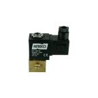 6642-KDNB015-016-24AC | 1/4" Solenoid Valve N.C. 3/2 Ways Manual Direct Acting NBR 0 - 15 Bar 24V AC 13 VA