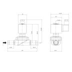 6651-KHED002-150-24DC | 1/2" Solenoid Valf N.K. Askı Diyafram Tipi ( HUNG ) Hortum Bağlantılı EPDM 0 - 2 Bar 24V DC 17 W