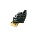 6661-KDNA010-020-24DC | 1/8" Solenoid Valf N.K. Direkt Çekmeli 4'lü Sıralı Kısıcılı Eko Seri NBR 0 - 10 Bar 24V DC 6.5 W