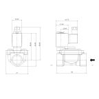 6721-KBNF010-250-12DC | 1" Solenoid Valve N.C. SS Retainer Pilot Operated NBR 0.5 - 10 Bar 12V DC 10 W