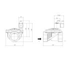 6721-KBNI010-500-12DC | 2" Solenoid Valve N.C. SS Retainer Pilot Operated NBR 0.5 - 10 Bar 12V DC 17 W
