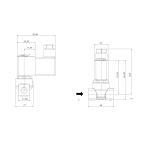 6941-KDNA006-018-12DC | 1/8" Solenoid Valve N.C. Latching Economical Serie Direct Acting NBR 0 - 6 Bar 12V DC 6.5 W