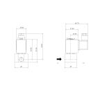 7901-KDNB006-030-24DC | 1/4" Solenoid Valf N.K. Paslanmaz Direkt Çekmeli NBR 0 - 6 Bar 24V DC 10 W