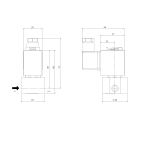 7911-KDPA016-020-110AC | 1/8" Solenoid Valve N.C. Stainless Steel For Acid Direct Acting PTFE 0 - 16 Bar 110V AC 13 VA
