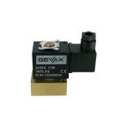 8911-KDNB016-020-24AC | 1/4" Solenoid Valf N.K. Direkt Çekmeli Manuel Sıralı Tekli NBR 0 - 16 Bar 24V AC 13 VA