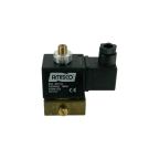 8912-KDNA007-020-220AC | 1/8" Solenoid Valf N.K. 3/2 Yollu Direkt Çekmeli Manuel Sıralı Tekli NBR 0 - 7 Bar 220V AC 19 VA