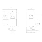 8912-KDNA007-020-G220AC | 1/8" Solenoid Valf N.K. 3/2 Yollu Direkt Çekmeli Manuel Sıralı Tekli NBR 0 - 7 Bar G220V AC 19 VA