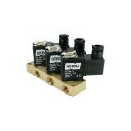 8931-KDNB016-020-220AC | 1/4" Solenoid Valf N.K. Direkt Çekmeli Manuel Sıralı 3'lü NBR 0 - 16 Bar 220V AC 13 VA