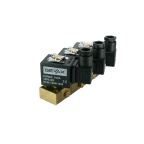 8931-KDNB016-020-G220AC | 1/4" Solenoid Valf N.K. Direkt Çekmeli Manuel Sıralı 3'lü NBR 0 - 16 Bar G220V AC 19 VA
