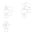 1702-KDV0010-015-G24DC | Solenoid Valve N.C. 3/2 Ways Pad Mounting FKM 0 - 10 Bar G24V DC 17 W