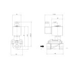 1711-KBNC020-120-24DC | 3/8" Solenoid Valve N.C. For Oxygen Pilot Operated NBR 0.1 - 20 Bar 24V DC 17 W