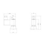 1731-KDV0016-015-220AC | Solenoid Valf N.K. Direkt Çekmeli Eko Seri Pleyt FKM 0 - 16 Bar 220V AC 8.5 VA